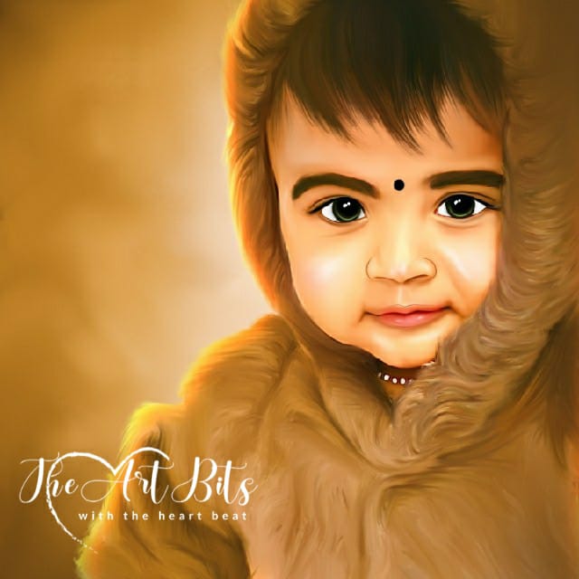 Digital Oil Painting For Child